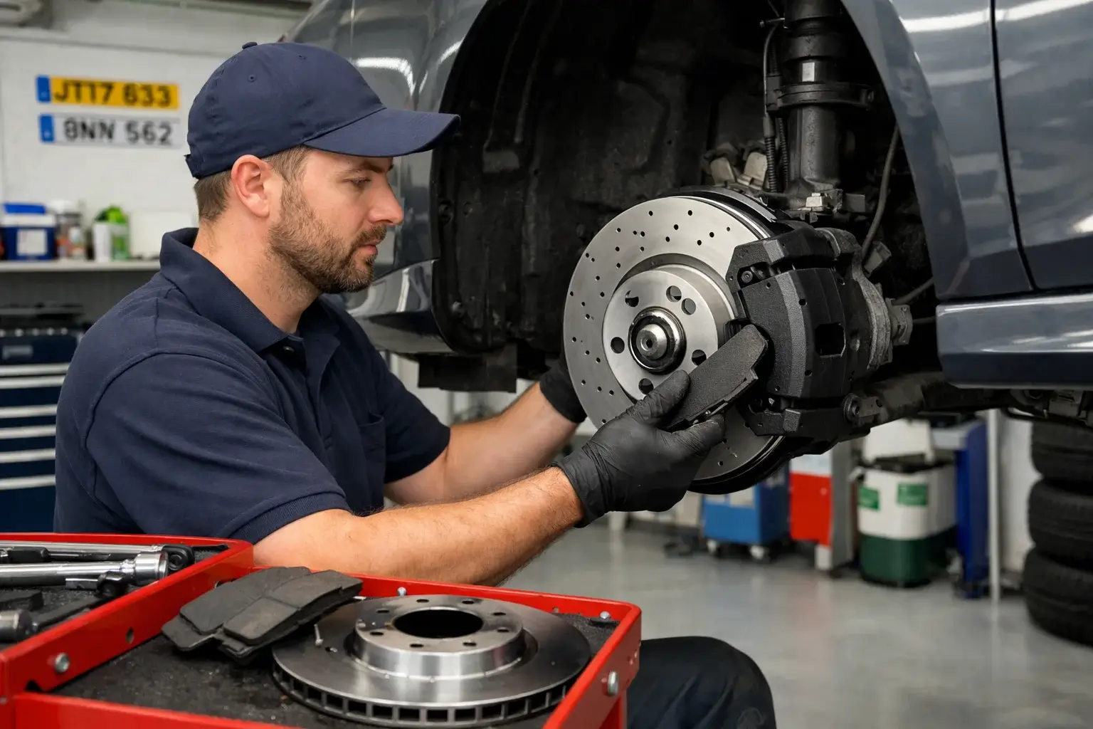 Brake pads and discs inspection in Lowestoft